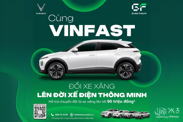 VinFast Triển Khai Chính Sách Ưu Đãi Đặc Biệt Cho Khách Hàng Đổi Xe Xăng Lên Đời Xế Điện Thông Minh