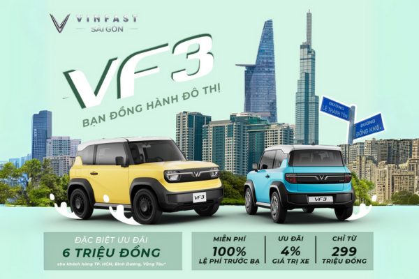 TOP LÝ DO BẠN NÊN CHỌN VF 3 – NGƯỜI BẠN ĐỒNG HÀNH LÝ TƯỞNG TRONG ĐÔ THỊ!