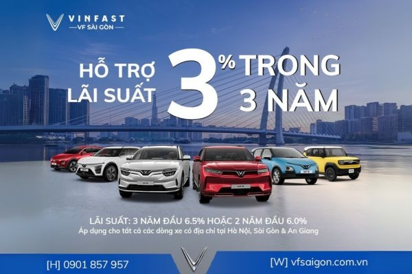 HỖ TRỢ LÃI SUẤT ĐẾN 3% - NHẸ GÁNH VAY, VỮNG TAY LÁI
