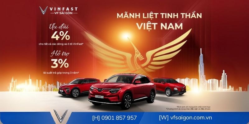 GIẢM GIÁ KHỦNG 4% TOÀN BỘ DÒNG XE ĐIỆN VINFAST