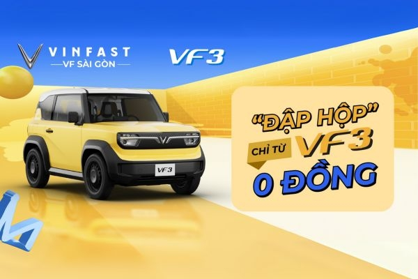“ĐẬP HỘP” VF 3 CHỈ TỪ 0 ĐỒNG⁉️