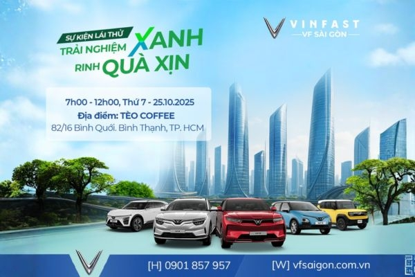 [SỰ KIỆN LÁI THỬ] TRẢI NGHIỆM LIỀN TAY - NHẬN NGAY QUÀ CHẤT