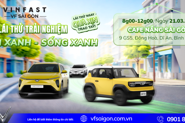 [SỰ KIỆN LÁI THỬ] LÁI THỬ HÔM NAY, ƯU ĐÃI LIỀN TAY